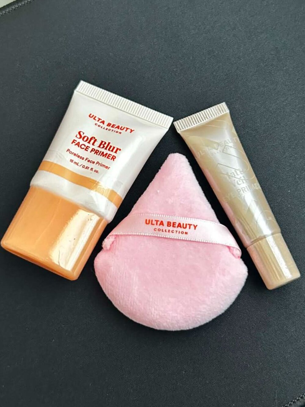 ULTA Soft Blur Face Primer, Matte Veil Eye Primer & Beauty Blender Sponge